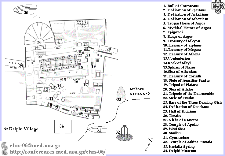 The Archaeological site of Delphi