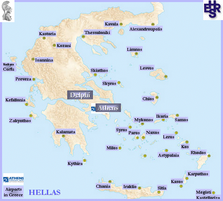 Map of Greece